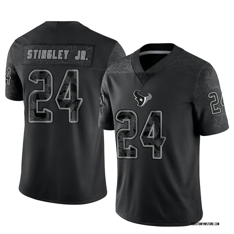 Nike Youth Houston Texans Derek Stingley #24 Navy Game Jersey