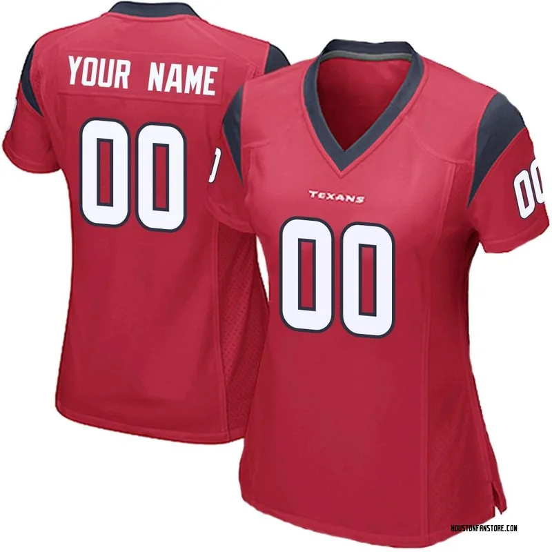 Houston Texans Road Game Jersey - Custom - Mens