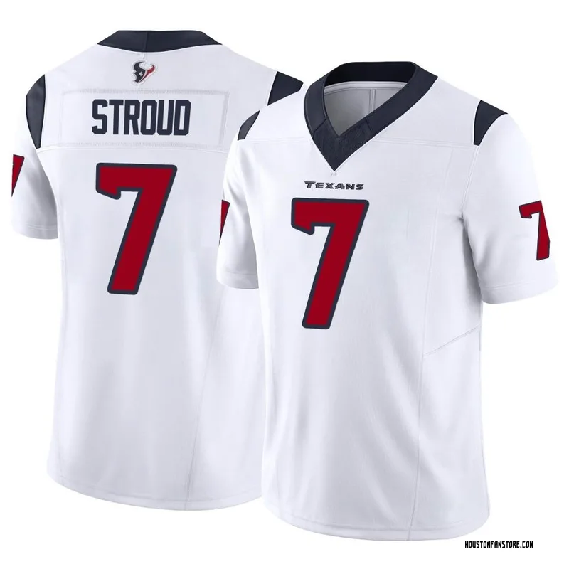 Men's Nike Derek Stingley Jr. White Houston Texans Vapor F.U.S.E. Limited Jersey Size: Medium