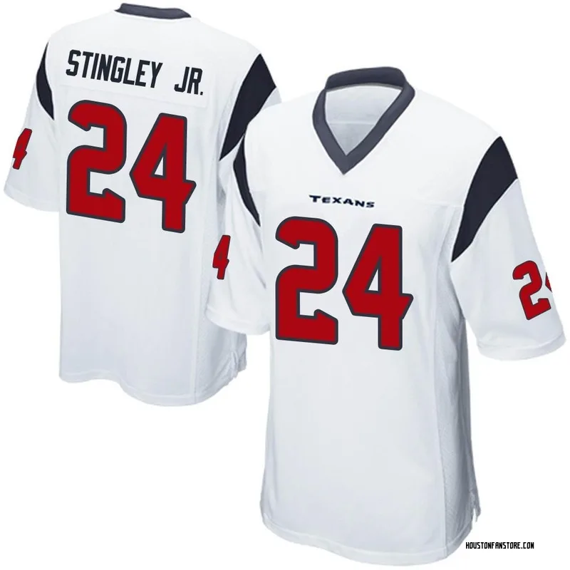 Men's LSU Tigers #7 Derek Stingley Jr. White College Football Jersey  563019-248