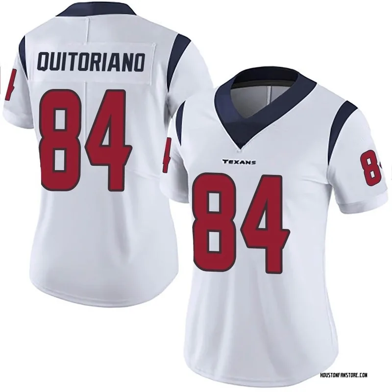 Men's Nike Teagan Quitoriano Navy Houston Texans Game Player Jersey