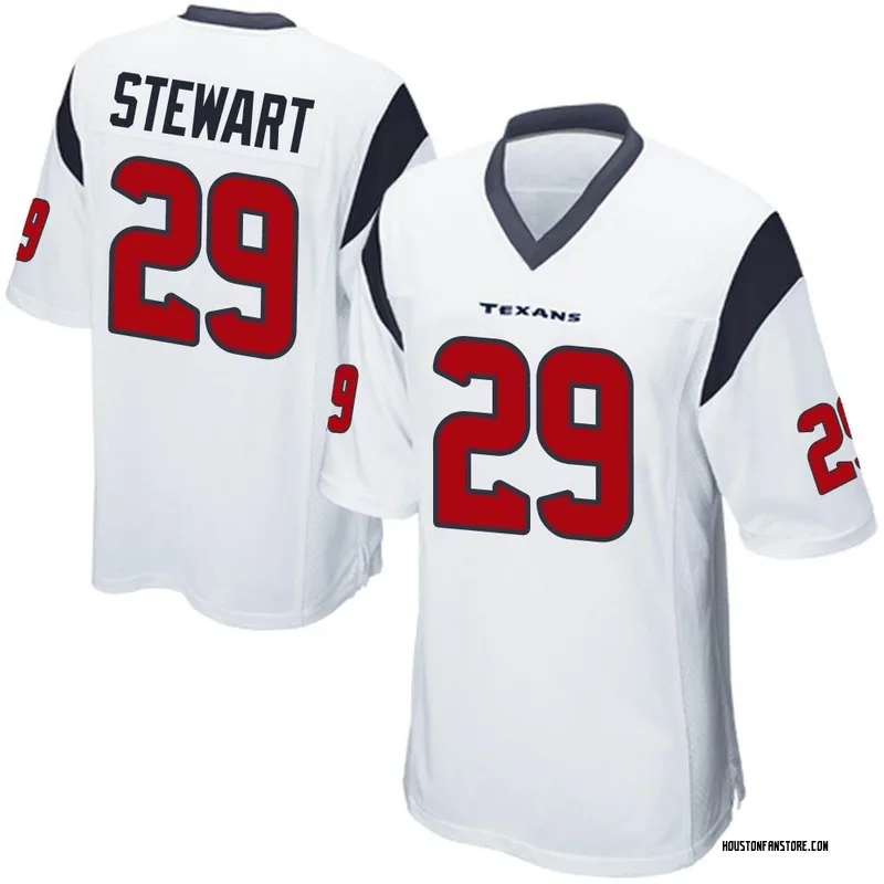 Men's Nike M.J. Stewart Navy Houston Texans Game Player Jersey Size: 4XL